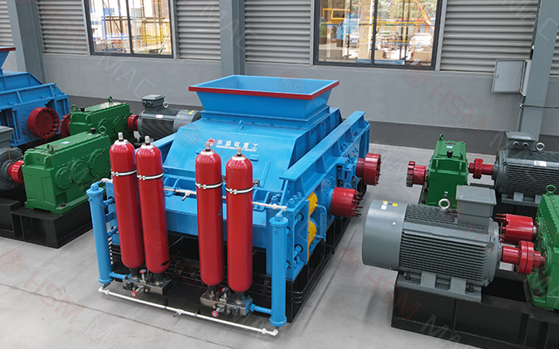 液壓對輥破碎機